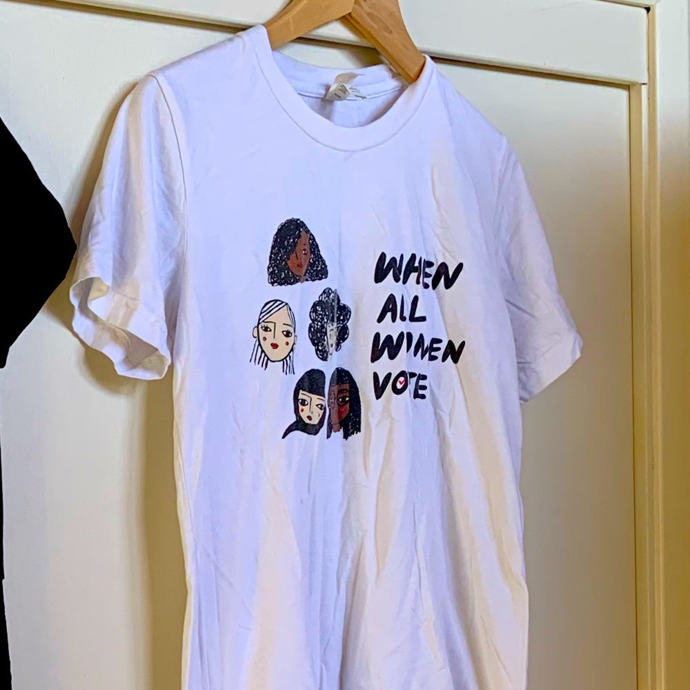 When all women vote t’shirt
